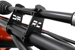 Spare Axle Cage Mount - Rough Country - 1.75 Inch Roll Bar - Gloss Black